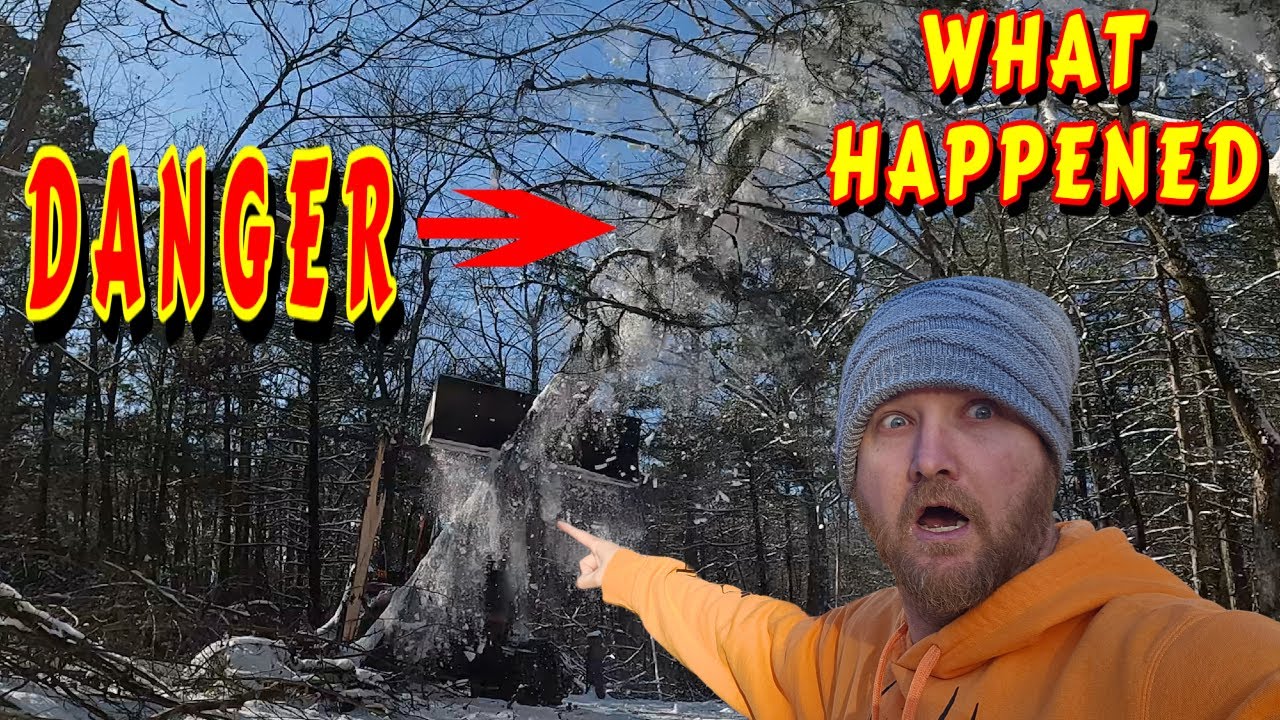 TRAPPED ON THE MOUNTAIN !!! tiny house homesteading off-grid, cabin build DIY HOW TO sawmill tractor