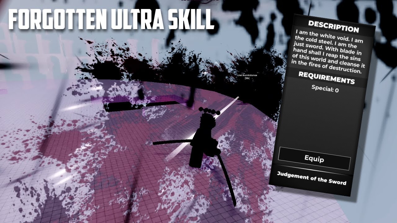 THE FORGOTTEN ULTRA SKILL | Type Soul