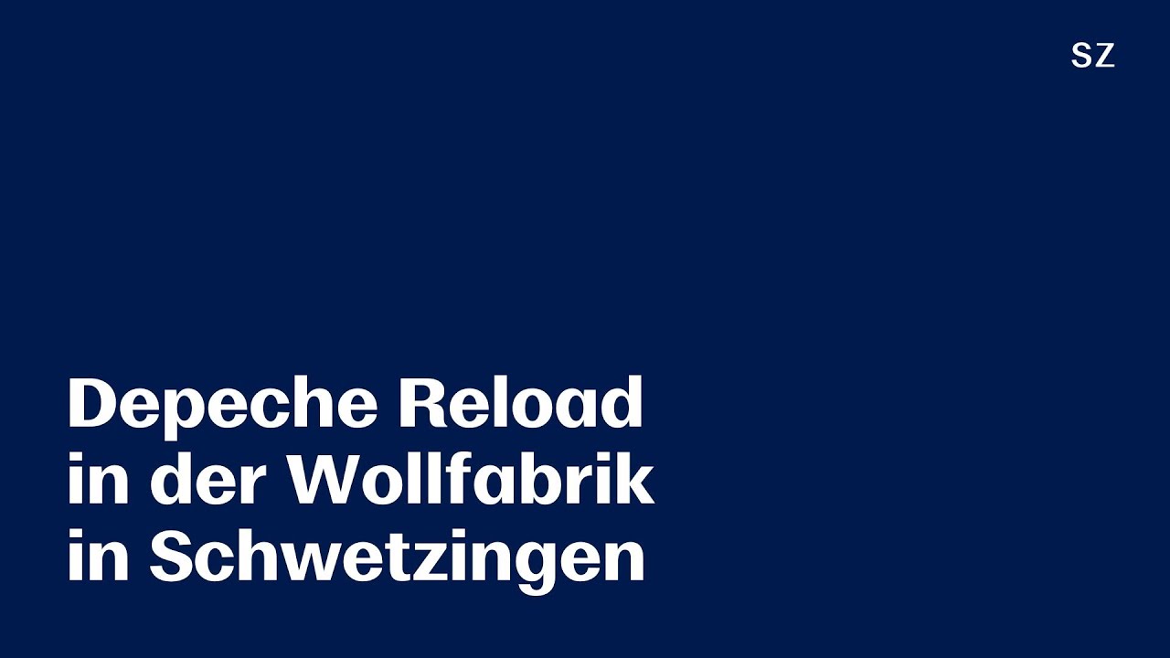 Depeche Reload in der Wollfabrik in Schwetzingen