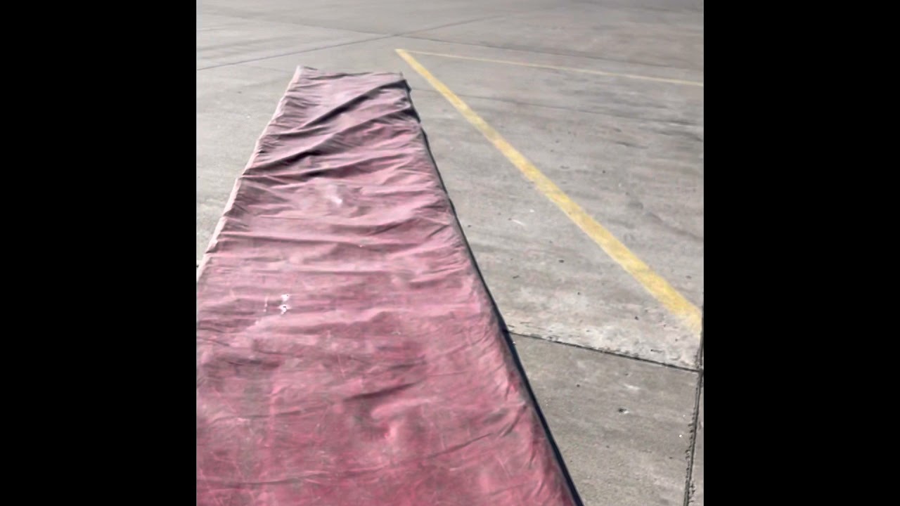 Lumber Tarp Folding and Rolling