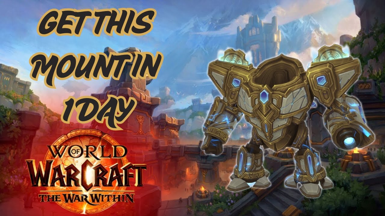 How to Get the OC91 Chariot Mount Fast – Overcharged Delves Guide | WoW The War Within 2025