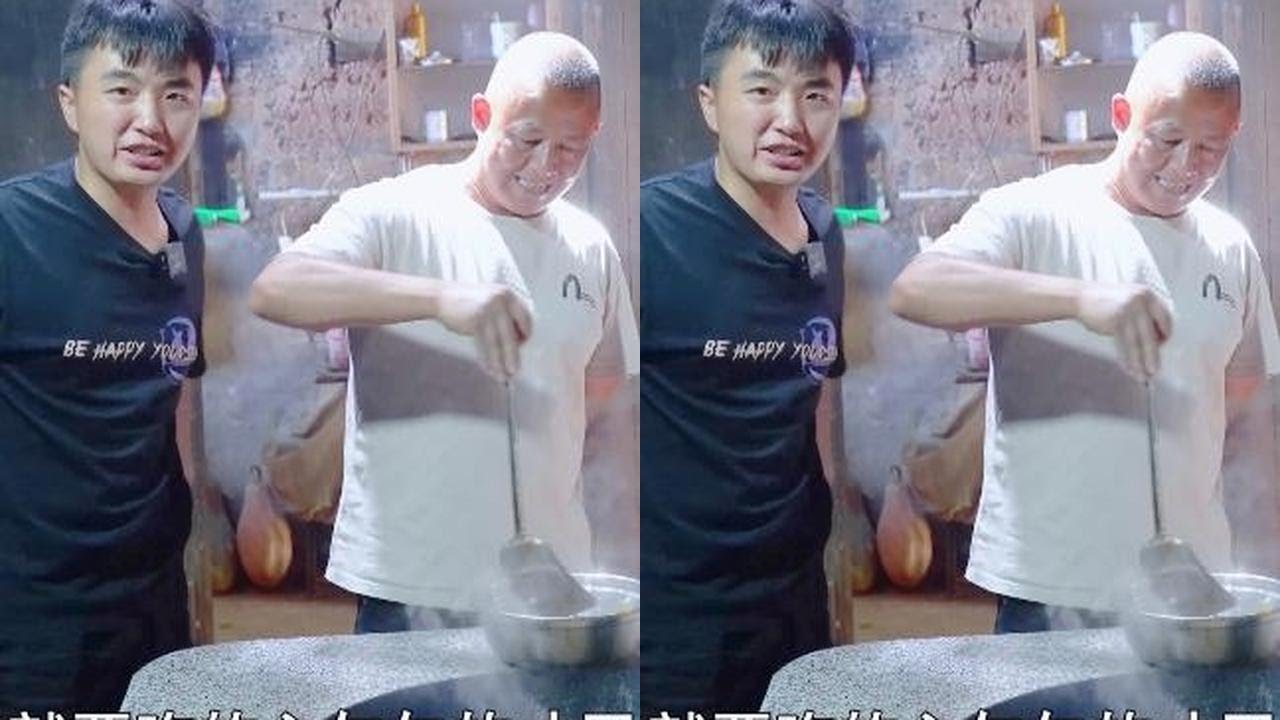 徐三娃到刘老九老家串门，哥俩钓高山凉水鱼，满满一桌菜太好吃了#我的乡村生活 #钓鱼 #徐三娃 #串门