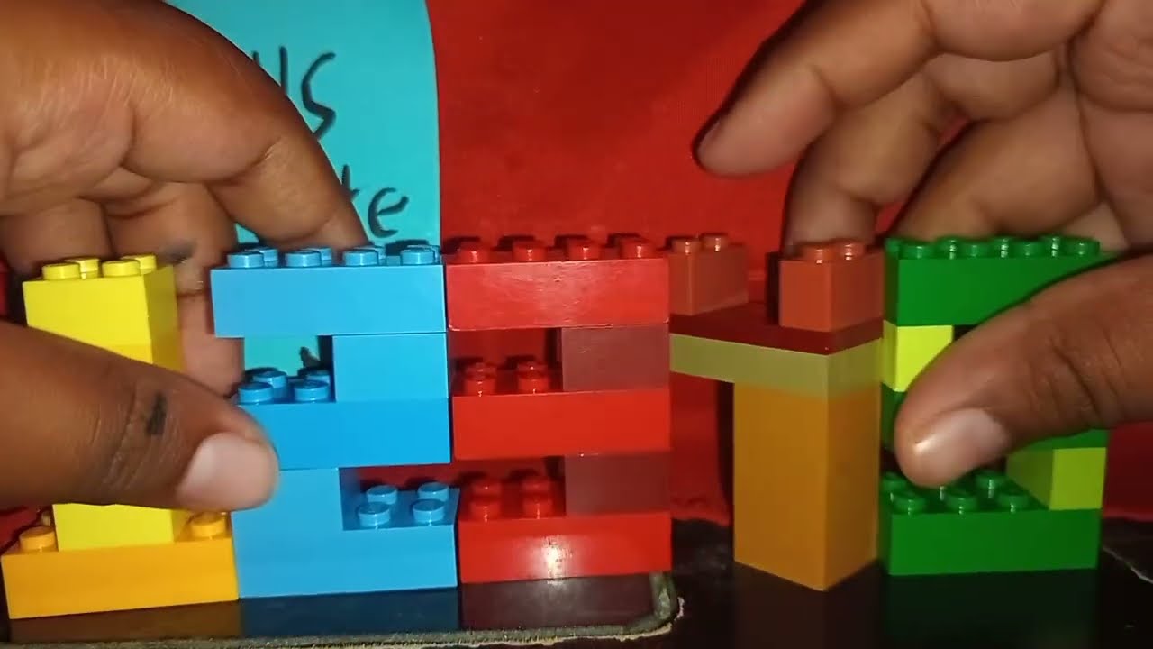 como hacer números de LEGO (del 1 al 5)