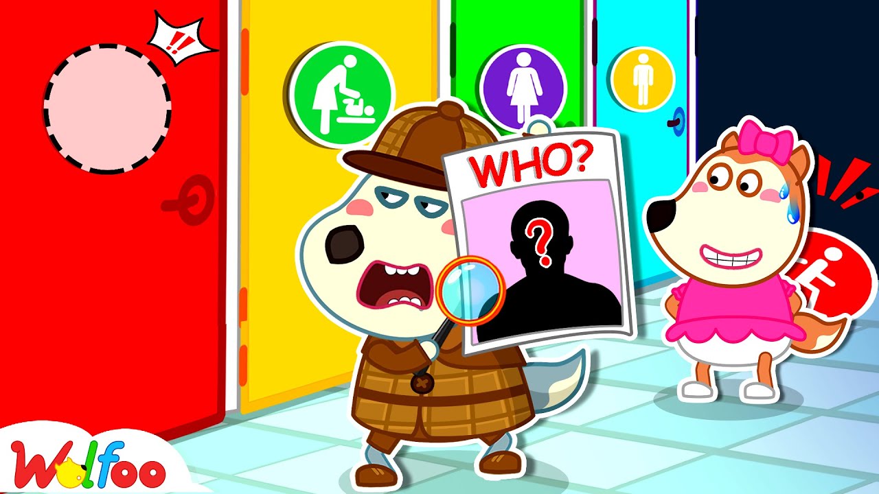 Who Took A Toilet Sign? 🕵️‍♂️ Find the TRUTH with Detective Wolfoo! - Kids Cartoon | Wolfoo Family