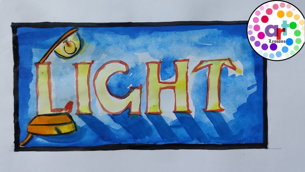 Intermediate Drawing exam 2023 Letting Art (Light/प्रकाश) Easy ideas (Roman/Devnagari)