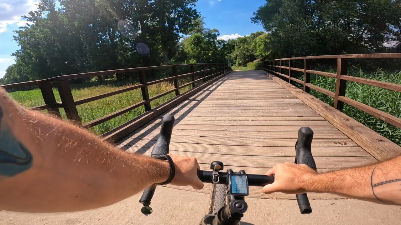 One hour of summer gravel riding in Southwest Germany | Rose BACKROAD AL | 4K
