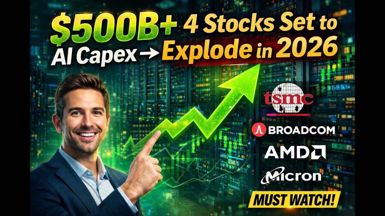 $500B+ AI Capex 2026: These 4 Stocks Will Explode Forever!