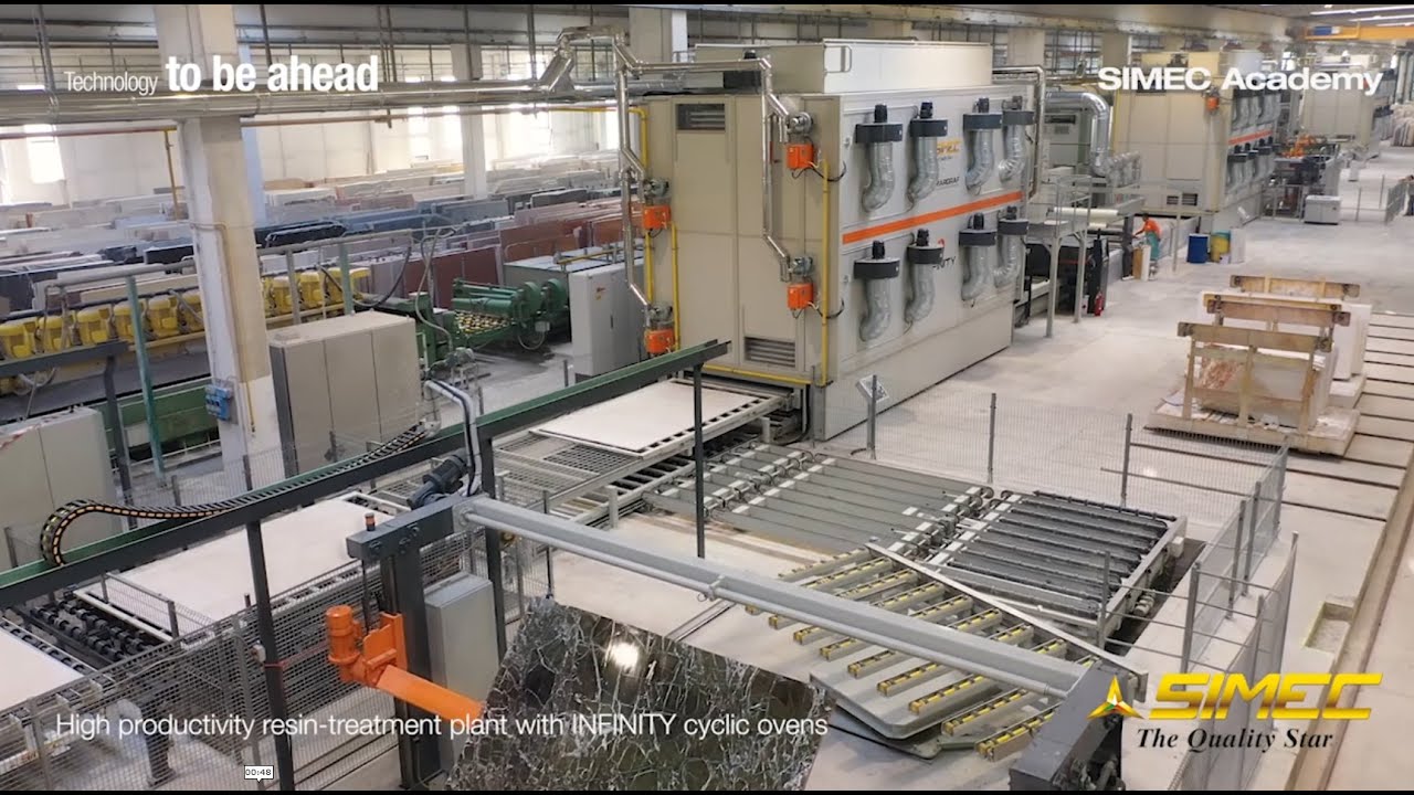 INFINITY Linea di resinatura con forni ciclici