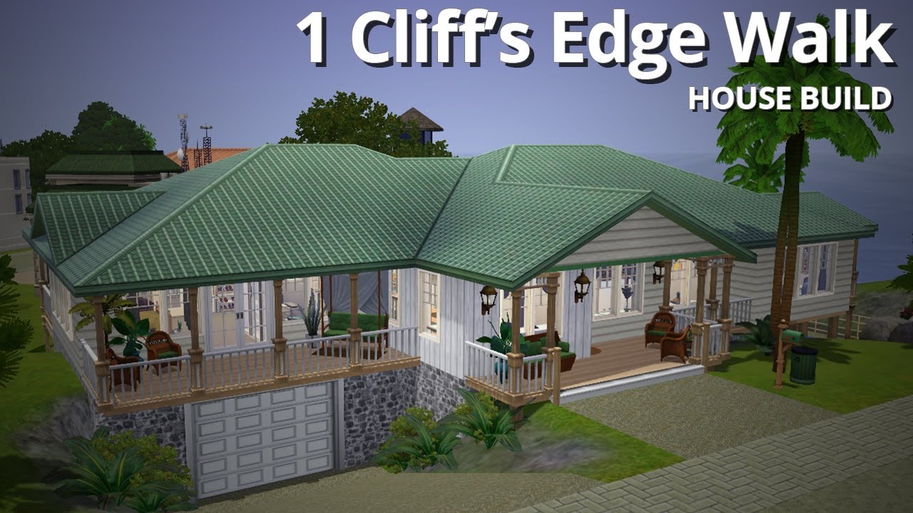 The Sims 3 House Building - 1 Cliff's Edge Walk - Aluna Island