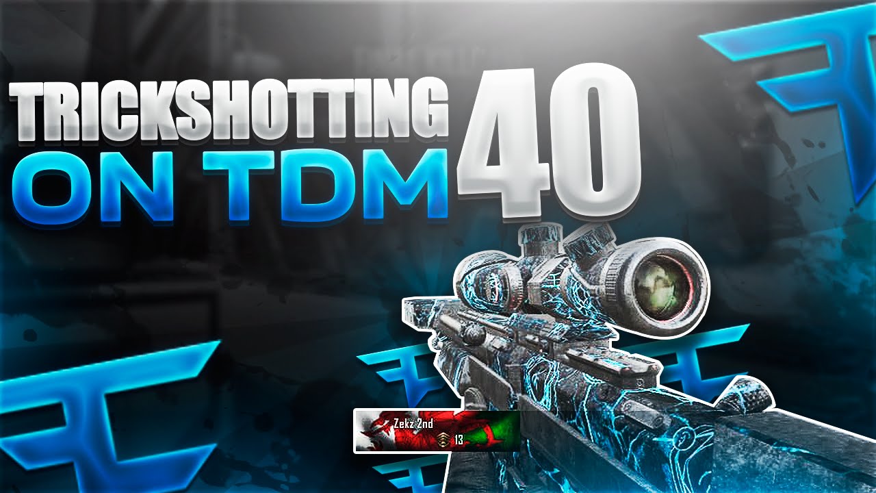 FaZe Linkzy: Trickshotting On TDM #40 (SICK SHOT!)