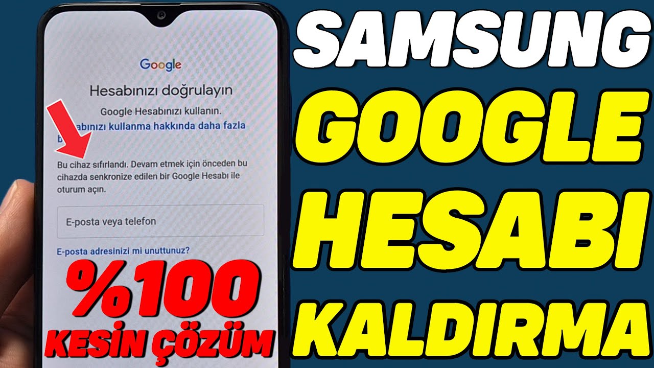 Samsung FRP Bypass Google Hesabı Kaldırma | Samsung FRP Kilidi Kaldırma Kesin Çözüm [Android 5-16]