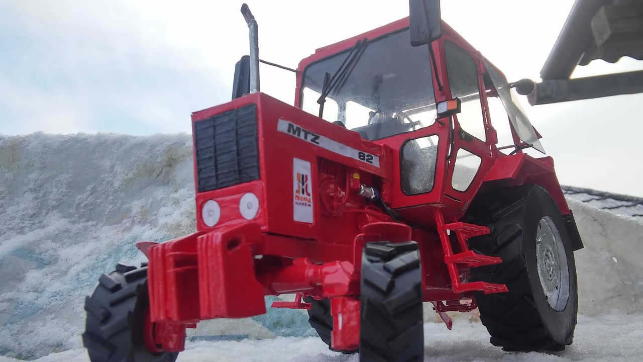 MTZ 82 Pronar Narew ✩Model kartonowy od podstaw✩. CZ 2 ㋡