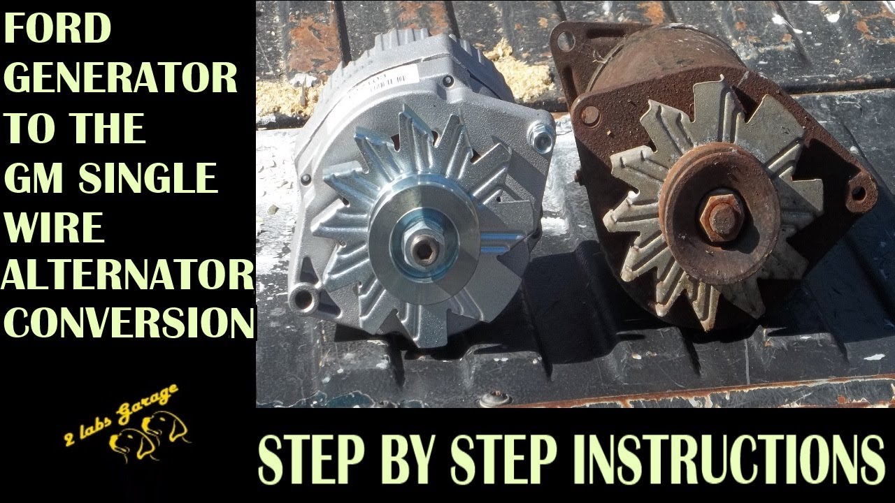 Convert a Ford Generator to GM 1 Wire Alternator on a 1964 Ford Falcon