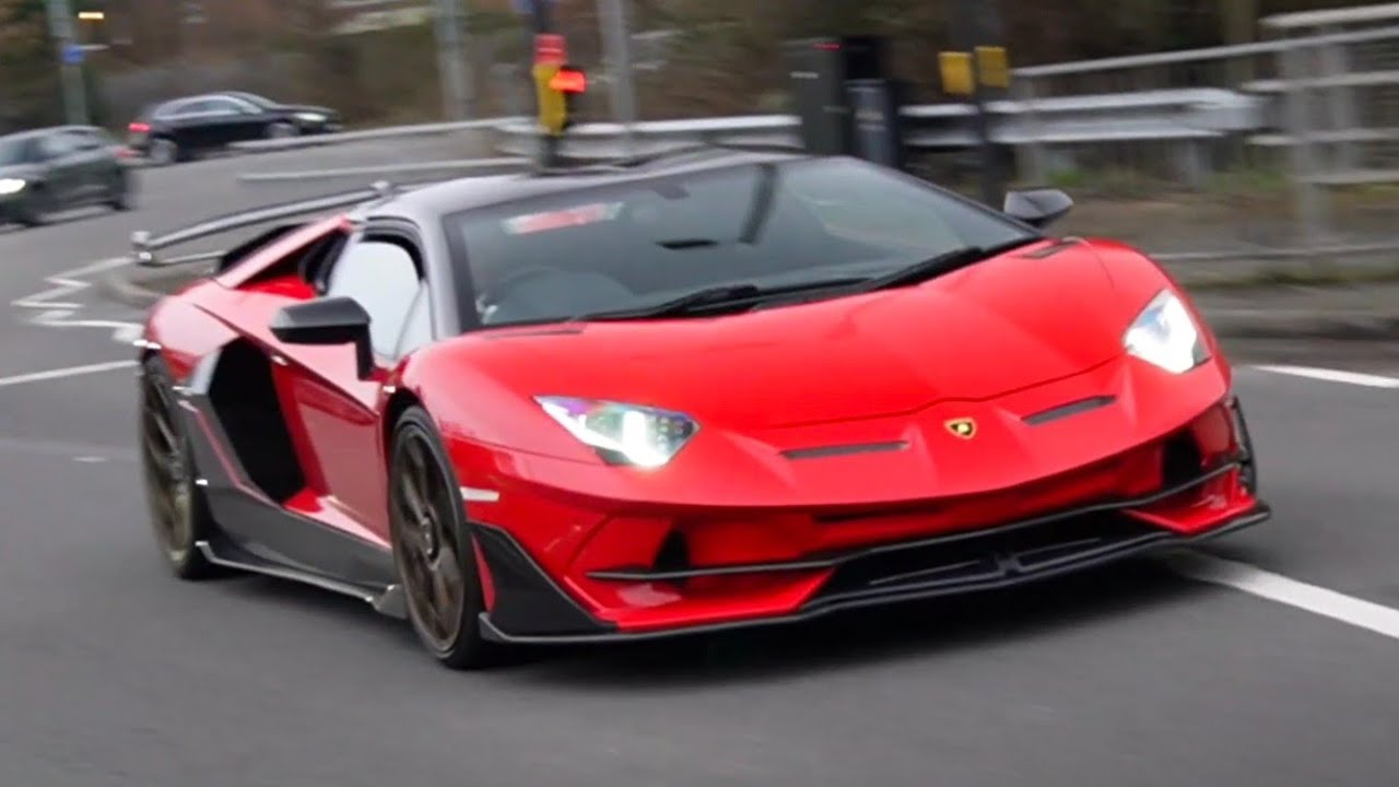 Supercars in Alderly edge (Lamborghini aventador svj, Aston Martin valhalla, Ford GT, Mclaren senna)