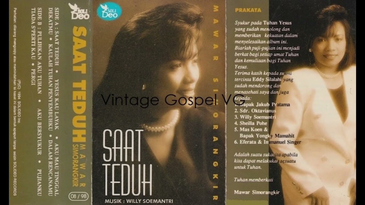 Pergi / Go (Matius 28:19-20) - Mawar Simorangkir, VG Eferata, Immanuel Singers (1994)