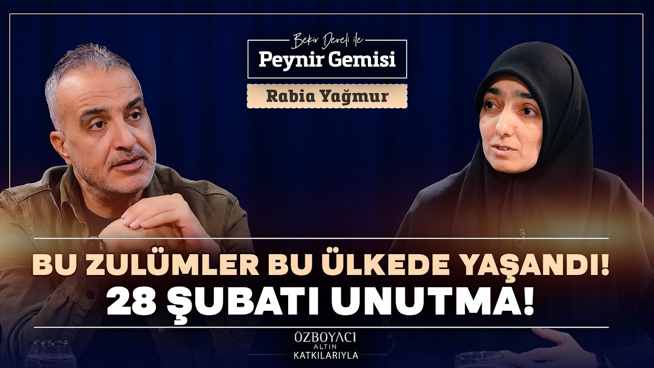 14 Yıl Boyunca Başörtümün Üzerine Peruk Taktım | Bekir Develi ile Peynir Gemisi | Rabia Yağmur | 4K