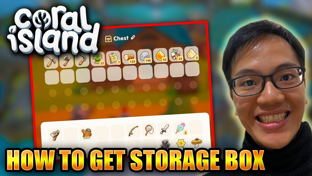 CORAL ISLAND: Tutorial How to Get Storage Box