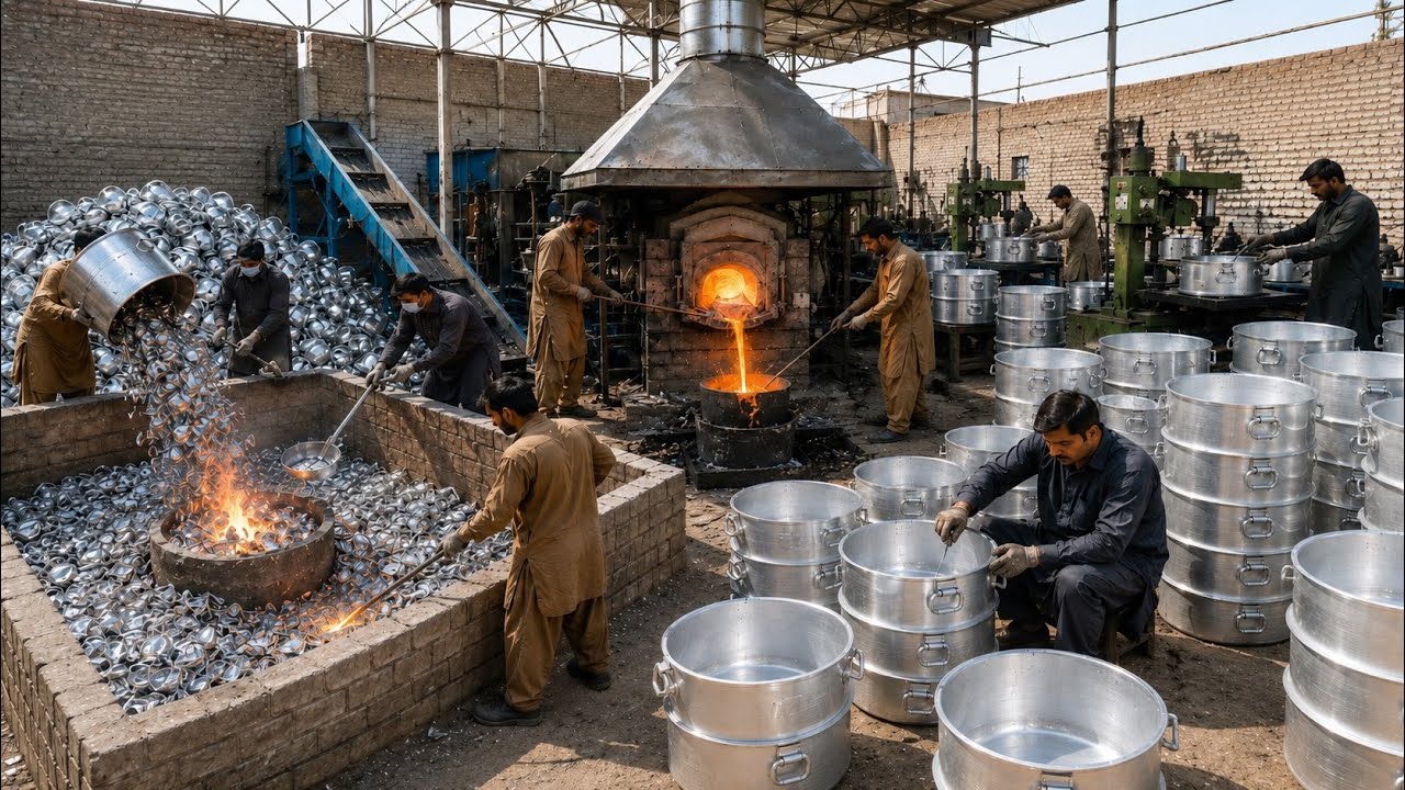 Incredible Recycling Process of Silver Scrape Into Giant Silver Cooking Pots | Factory Tour