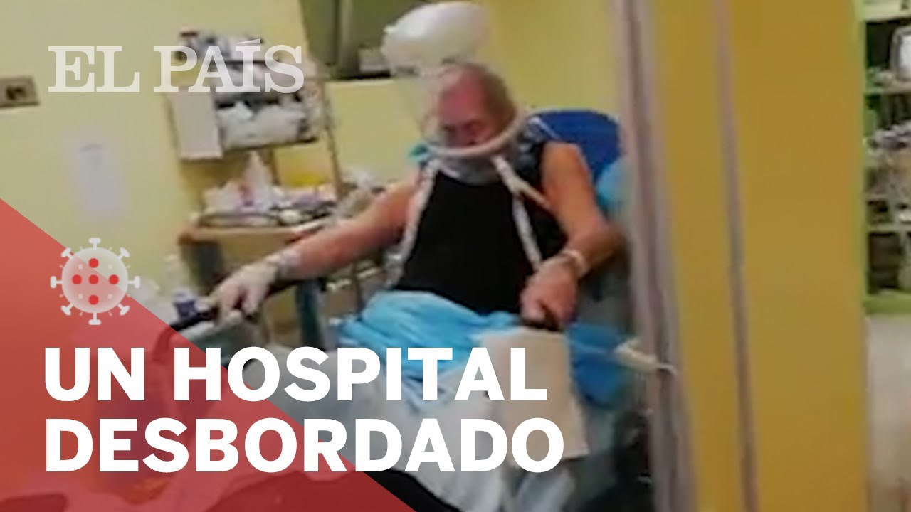 Así es el interior de un hospital DESBORDADO con enfermos de #CORONAVIRUS