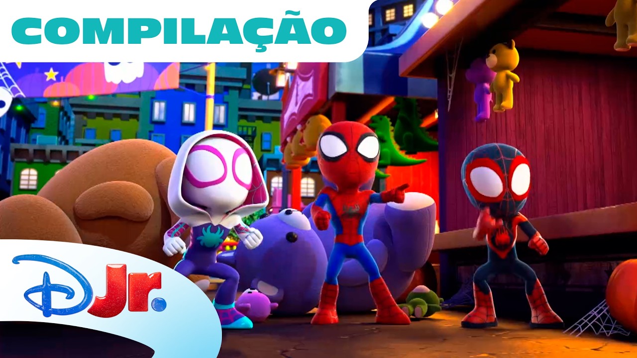 Marvel Spidey e a Sua Superequipa | Compilação dos momentos mais engraçados do Spidey