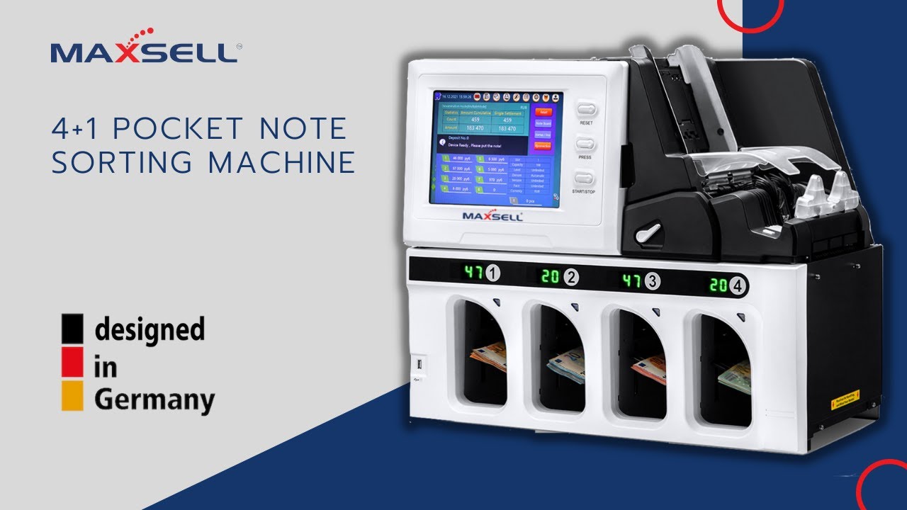 Matrix 8510 - 4+1 POCKET NOTE SORTING MACHINE