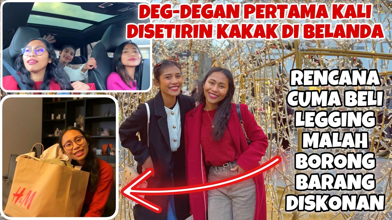 BELANJA DISKONAN AKHIR TAHUN DISETIRIN KAKAK PERTAMA KALI