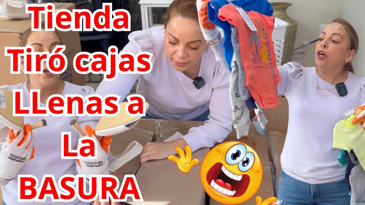 Tienda Tiró cajas llenas en el BASURERO Vean Esto es Increible😱😳🇺🇸#NoemyBLaSalvadoreña