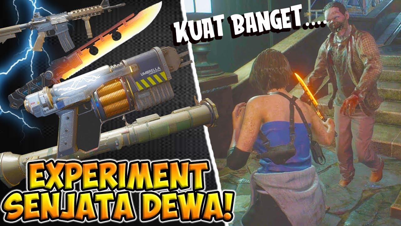 MENCOBA KEKUATAN SEMUA SENJATA DEWA! - Resident Evil 3 Remake