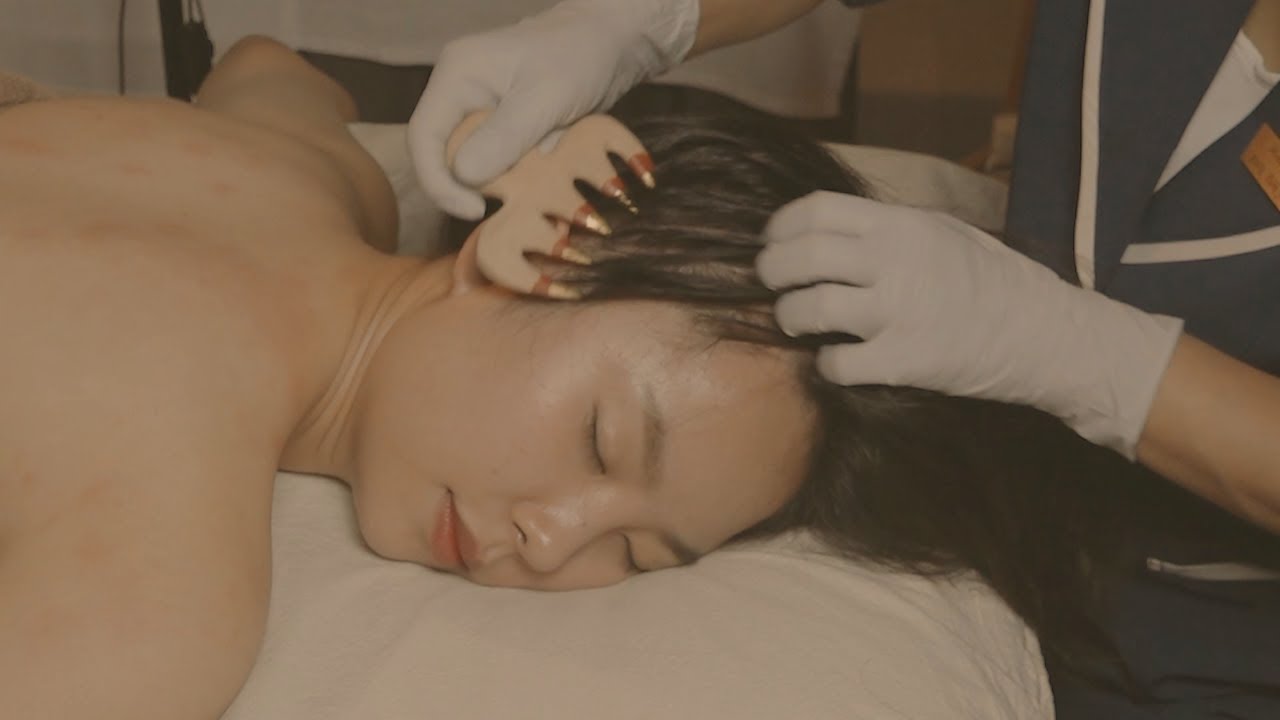 피부관리ASMR 실제 두피 마사지 등 어깨 얼굴 관리 체험하기 | 휠로스테라피 에스테틱 스파 체험 브레인테라피 korea facial treatment scalp massage
