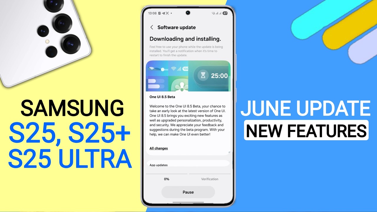 Samsung S25/S25+/S25 Ultra June Update Review | New Features | S25 Series One Ui 9.0
