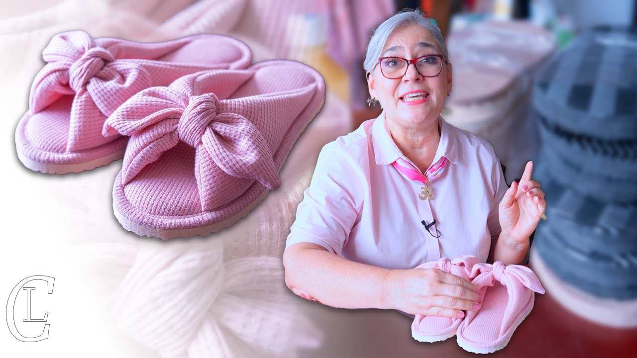 PANTUFLAS HERMOSAS Y FÁCILES 🩴✨ Moldes + Paso a Paso con Luzkita | Ideal para VENDER y Ganar Dinero