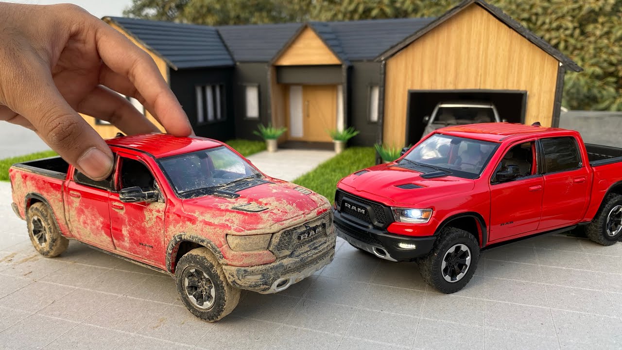 Распаковка литой модели Mini Dodge RAM 1500 2019 года | внедорожник | пикап | от Dodge Apparel