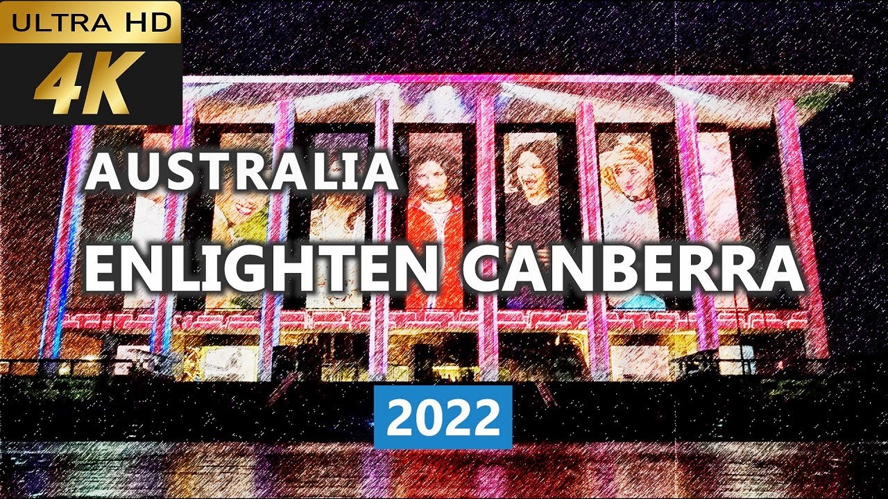 [4k] Enlighten Canberra | Enlighten Festival | light Show