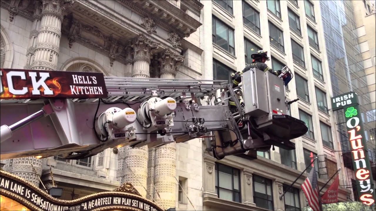 PERSON RESCUE - FDNY RESCUE 1, FDNY ENGINE 26, 54, 65, SQUAD 18, FDNY TOWER LADDER 4, 7, LADDER 4.