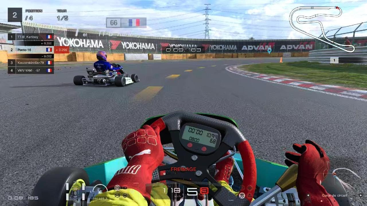 Gran TurismoSPORT ... Course avec yam, kawa, Kartboy..
