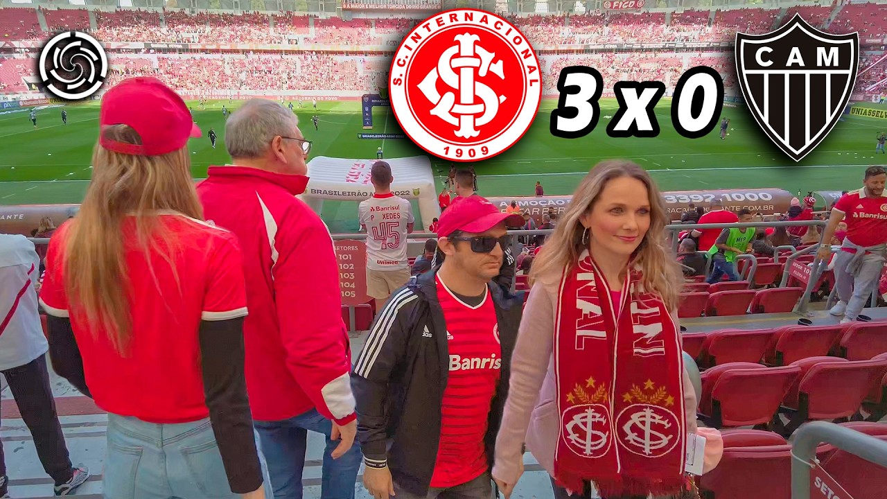 🇧🇷 Brazil's Football Experience: INTER 3-0 ATLÉTICO-MG | Beira Rio Stadium Walk | 2022
