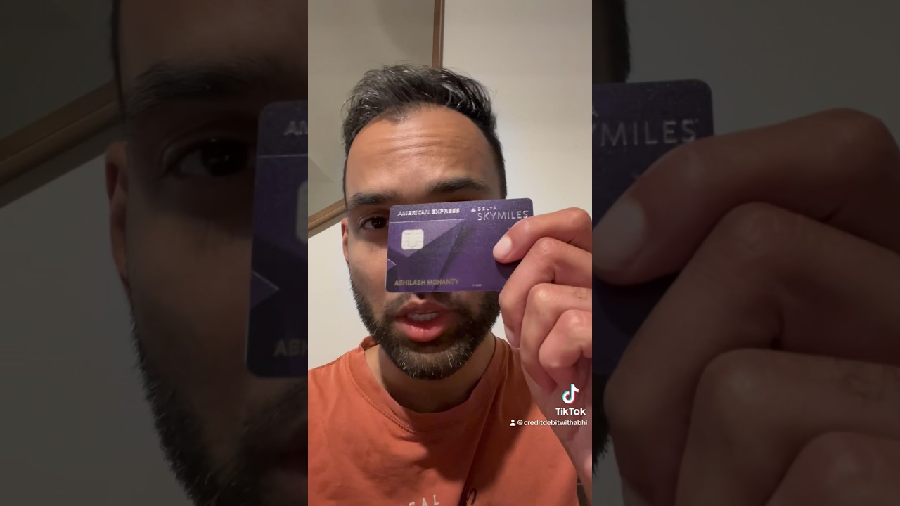 Unboxing the Amex Delta Reserve card #amex #delta #creditdebitwithabhi