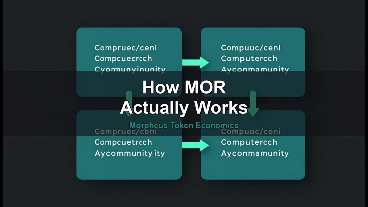 How MOR Actually Works: Morpheus Token Economics Explained