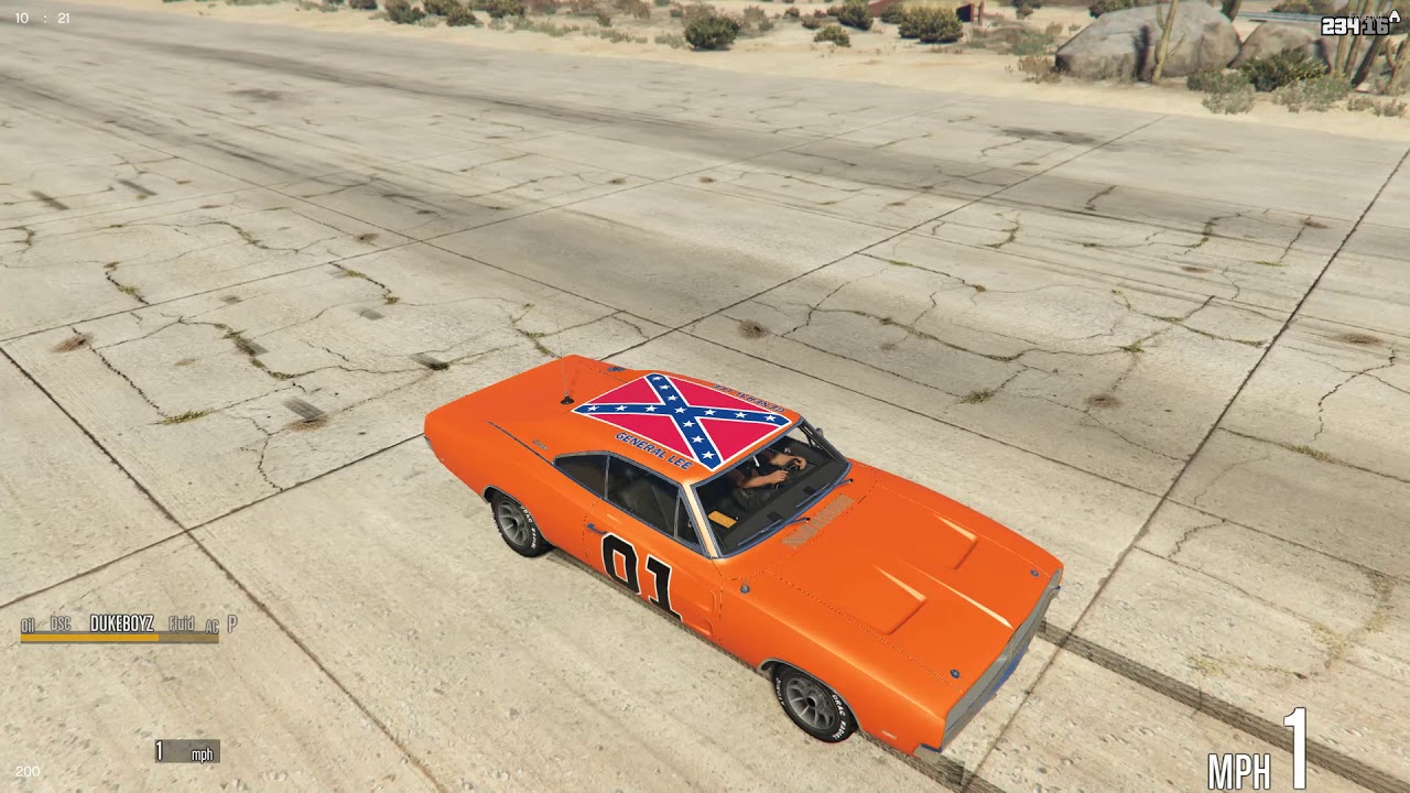 GTA-V Rp RiskyClay gaming. Part #2 Jumping The General Lee .Me and Shannon having a blast(FUN)
