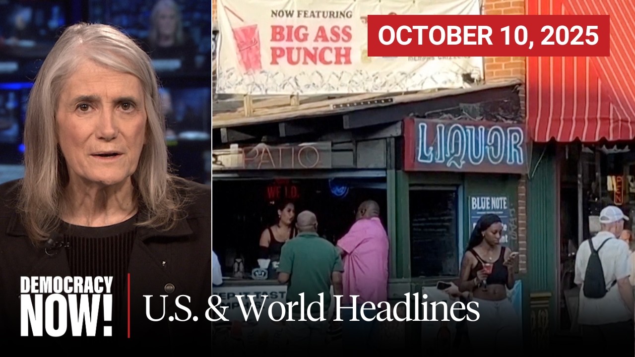 Top U.S. & World Headlines &mdash; October 10, 2025