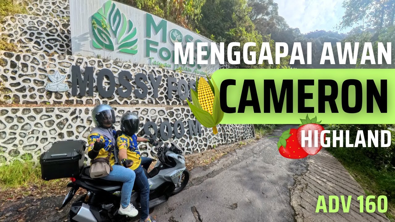 TEST ADV160 BAHARU | RIDE MENGGAPAI AWAN CH | NAIK MOSSY FOREST | KAMI BELI JAGUNG 😂🌽|