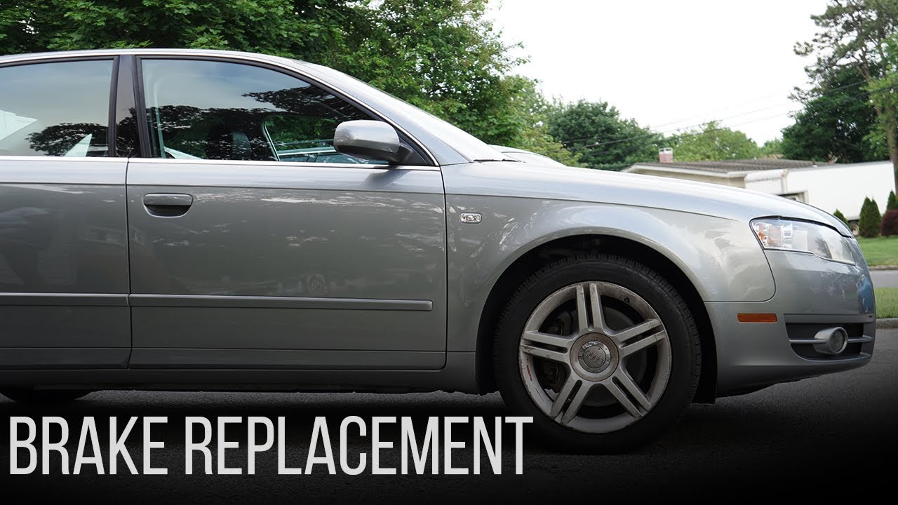 B7 Audi A4 How to Remove and Install the Front Brake Pads/Anti Rattle Spring 2005-2008