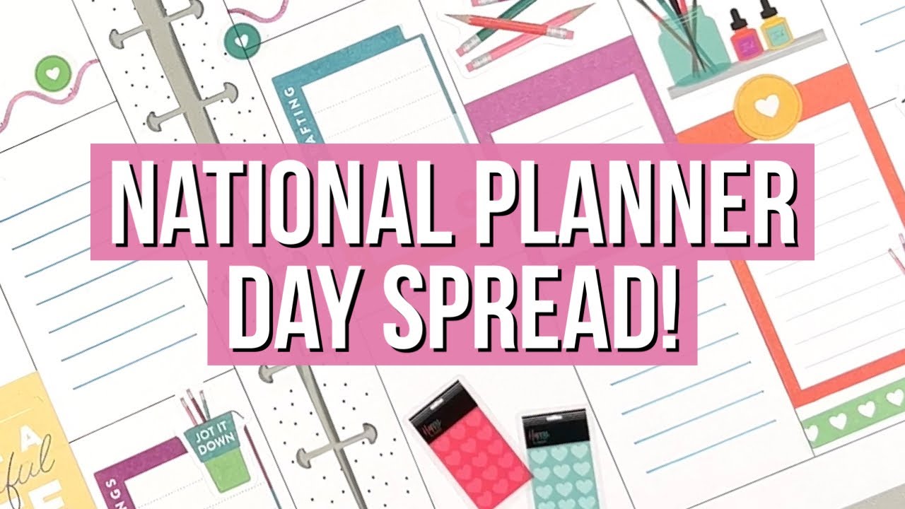 Plan with Me for National Planner Day! Big Happy Planner Spread Miss Maker August 2023