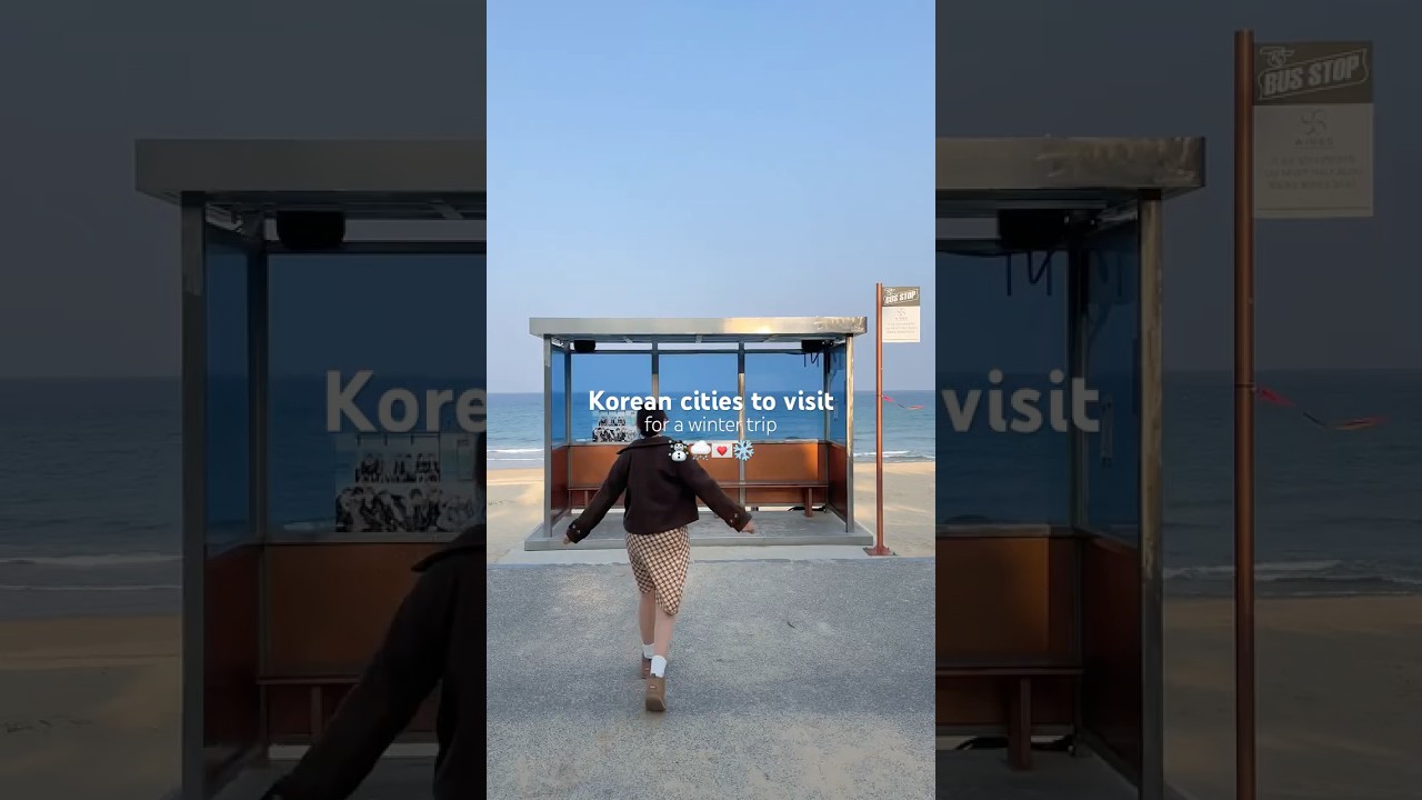 Best Korean cities to visit in winter: Sockho and Gangneung. Check out the caption to know more  ⬇️