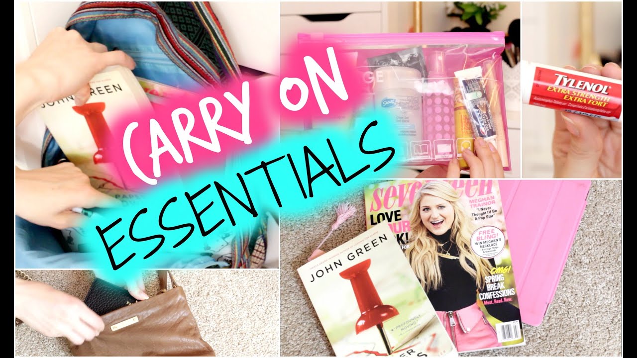 Travel/Carry On Essentials!