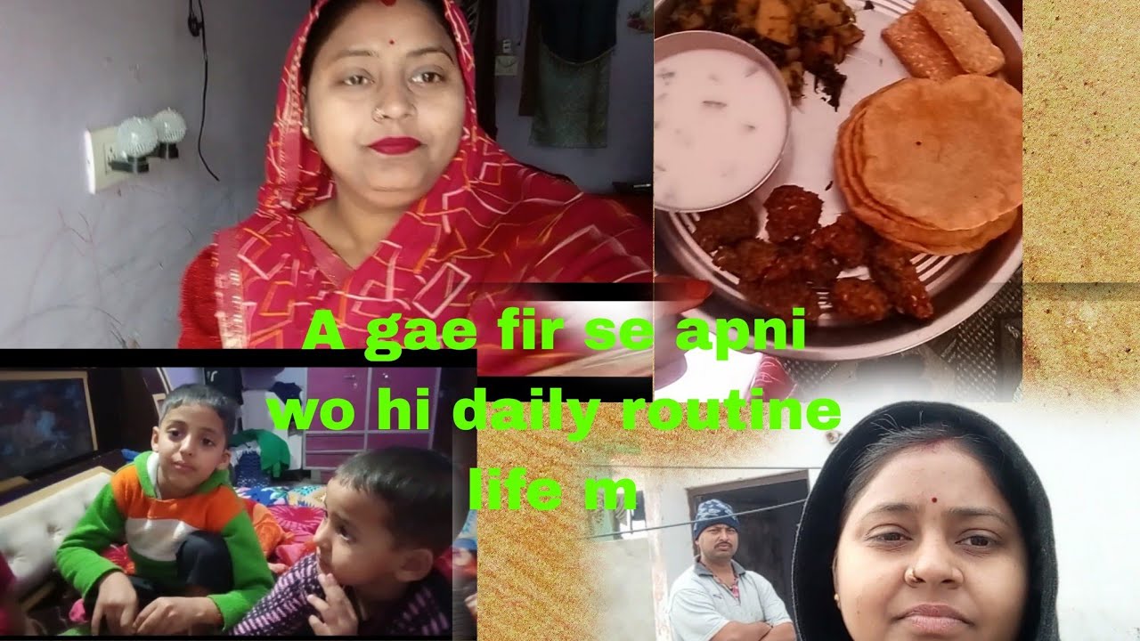 फिर लौट आए अपनी डेली रूटीन लाइफ में घर की जिम्मेदारियां शुरू ! 