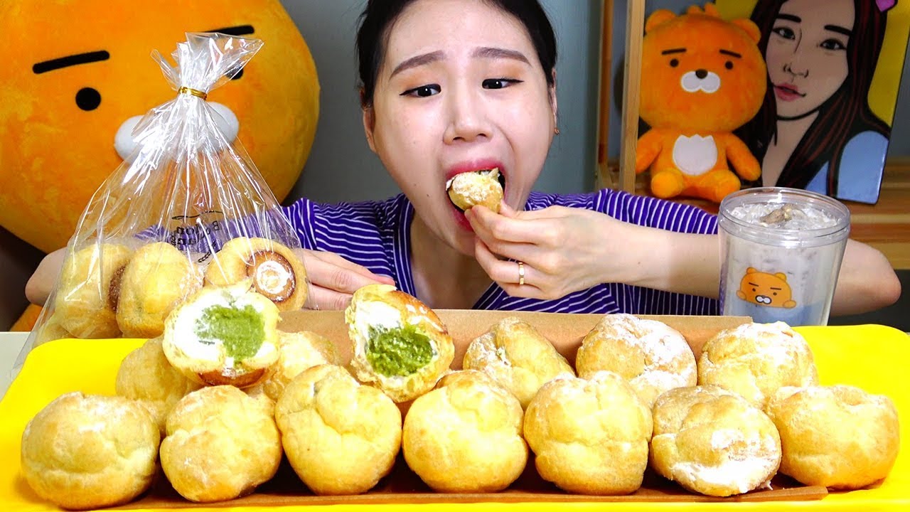 더블크림슈 먹방 Mukbang