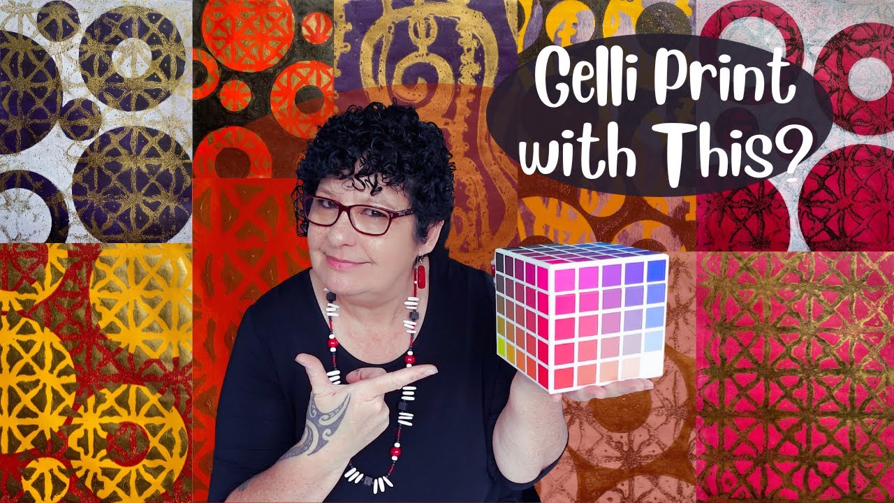Discover Stunning Gelli Prints with The Colour Cube Challenge