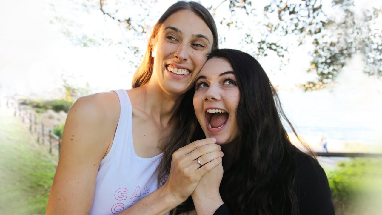 we got engaged!!!! 🌈
