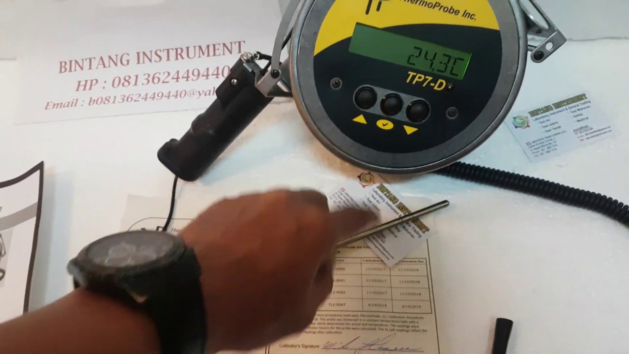 UNBOXING Thermo Probe TP7-D Indonesia Distributor   , HP/WA : 081362449440